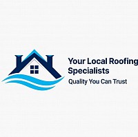 .Your Local Roofing Gutters Specialists logo, providing expert roof replacement, leak repair, and seamless gutter installation in Chapel Hill and Carrboro, NC.”